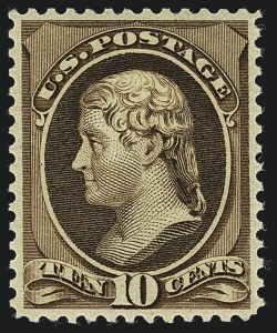 Sale Number 1111, Lot Number 100, 1870-88 Bank Note Co. Issues (Scott 134-218) Sale Number 1111, Lot Number 100, 1870-88 Bank Note Co. Issues (Scott 134-218)