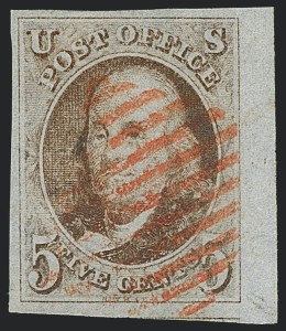 Sale Number 1120, Lot Number 1045, 1847 Issue (Scott 1-2) Sale Number 1120, Lot Number 1045, 1847 Issue (Scott 1-2)