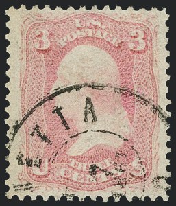 Sale Number 1120, Lot Number 1230, 1861-66 Issue (Scott 56-78) Sale Number 1120, Lot Number 1230, 1861-66 Issue (Scott 56-78)