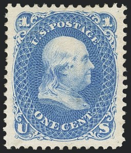Sale Number 1133, Lot Number 134, 1875 Re-Issue of 1861-66 Issue (Scott 102-111) Sale Number 1133, Lot Number 134, 1875 Re-Issue of 1861-66 Issue (Scott 102-111)