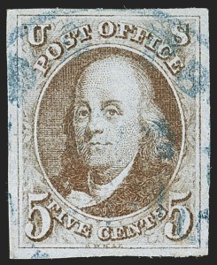 Sale Number 1162, Lot Number 27, 1847 Issue (Scott 1-2) Sale Number 1162, Lot Number 27, 1847 Issue (Scott 1-2)