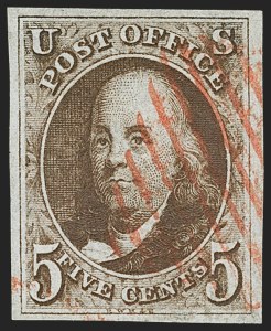 Sale Number 1162, Lot Number 28, 1847 Issue (Scott 1-2) Sale Number 1162, Lot Number 28, 1847 Issue (Scott 1-2)