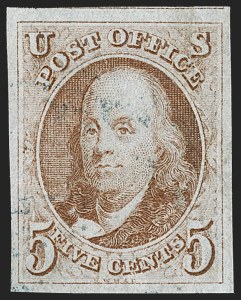 Sale Number 1179, Lot Number 2072, 1847 Issue and Reproduction (Scott 1-4) Sale Number 1179, Lot Number 2072, 1847 Issue and Reproduction (Scott 1-4)