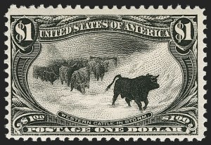 Sale 1179, Lot 2321, 1898 Trans-Mississippi Issue (Scott 285-293), $1.00 Trans-Mississippi (292) Sale 1179, Lot 2321, 1898 Trans-Mississippi Issue (Scott 285-293)