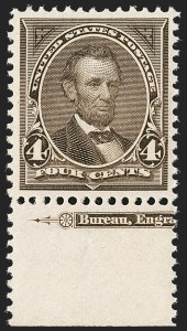 Sale Number 1206, Lot Number 287, 1895 Watermarked Bureau Issue (Scott 264-278) Sale Number 1206, Lot Number 287, 1895 Watermarked Bureau Issue (Scott 264-278)