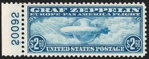 Sale 1209, Lot 1343, Air Post, $2.60 Graf Zeppelin (C15) Sale 1209, Lot 1343, Air Post