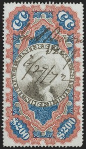 Sale Number 1209, Lot Number 1593, Revenues: Second Issue Sale Number 1209, Lot Number 1593, Revenues: Second Issue