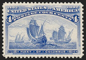 Sale Number 1227, Lot Number 2889, 1c- 50c 1893 Columbian Issue (Scott 230-240) Sale Number 1227, Lot Number 2889, 1c- 50c 1893 Columbian Issue (Scott 230-240)