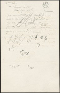 Sale 1233, Lot 1532, William T. Robey Letters, William T Sale 1233, Lot 1532, William T. Robey Letters