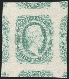 Sale 1235, Lot 1560, Eagle Carrier, Postal Stationery, Hunting Permits, Confederate States, Confederate States Gem 100 Jumbo Balance Sale 1235, Lot 1560, Eagle Carrier, Postal Stationery, Hunting Permits, Confederate States