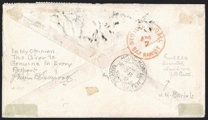 Sale 1248, Lot 2034, Mail to China, 24c Green & Violet (120) Sale 1248, Lot 2034, Mail to China
