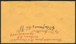 Sale 1248, Lot 2070, Pre-Consulate Mail in Japan, 3c Rose (65) Sale 1248, Lot 2070, Pre-Consulate Mail in Japan