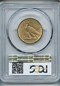 Princess Eagle, $10, 1908 - D, 8854, Reverse