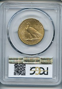Princess Eagle, $10, 1908 - , 8859, Reverse