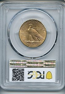 Princess Eagle, $10, 1908 - D, 8860, Reverse