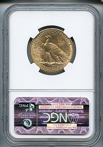 Princess Eagle, $10, 1909 - D, 8863, Reverse