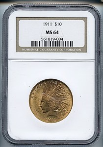 Princess Eagle, $10, 1911 - , 8868, Obverse