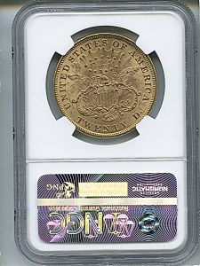 Liberty Double Eagle, $20, 1873 - , 8967, Reverse