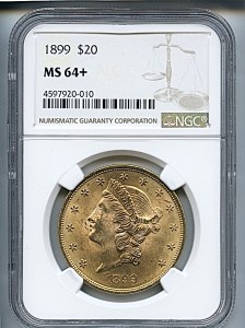 Liberty Double Eagle, $20, 1899 - , 9035, Obverse