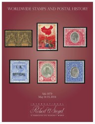Sale No. 1070 — Siegel Auction Galleries