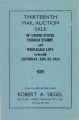Sale 13 catalog cover