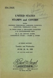 Sale No. 221 — Siegel Auction Galleries