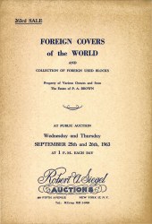 Sale No. 263 — Siegel Auction Galleries