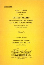 Sale No. 292 — Siegel Auction Galleries