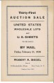 Sale 31 catalog cover