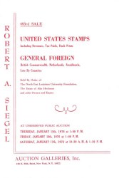 Sale No. 483 — Siegel Auction Galleries