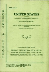 Sale No. 506 — Siegel Auction Galleries