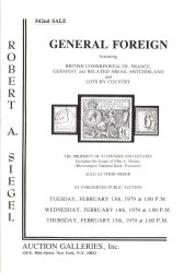 Sale No. 542 — Siegel Auction Galleries