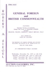 Sale No. 554 — Siegel Auction Galleries