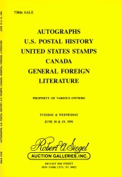 Sale No. 738 — Siegel Auction Galleries