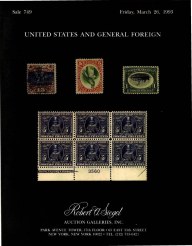 Sale No. 749 — Siegel Auction Galleries