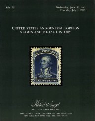 Sale No. 751 — Siegel Auction Galleries