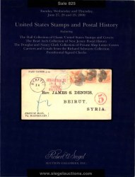 Sale No. 825 — Siegel Auction Galleries