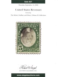 Sale No. 827 — Siegel Auction Galleries