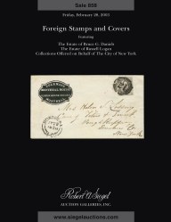 Sale No. 858 — Siegel Auction Galleries