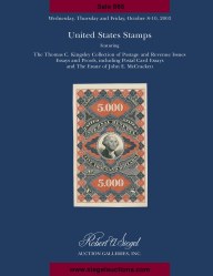 Sale No. 865 — Siegel Auction Galleries