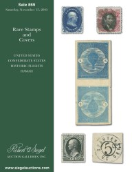 Sale No. 869 — Siegel Auction Galleries