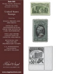 Sale No. 905 — Siegel Auction Galleries