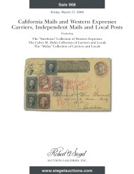 Sale No. 908 — Siegel Auction Galleries