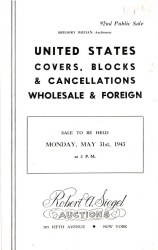 Sale No. 92 — Siegel Auction Galleries