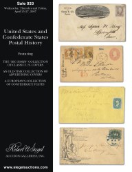 Sale No. 933 — Siegel Auction Galleries