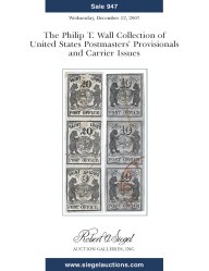 Sale No. 947 — Siegel Auction Galleries