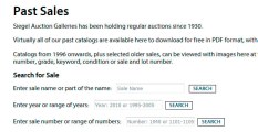 Past Sales